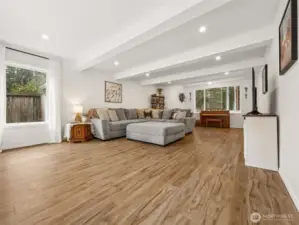 Spread out in the huge  living room.  Plenty of space to relax and entertain.