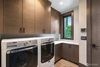 Main floor laundry room