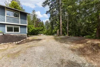 Potentially build a shop or another garage with an ADU