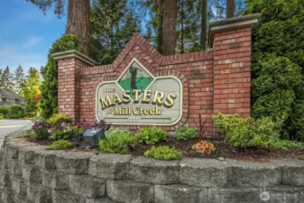 Welcome to 'The Masters at Mill Creek.'