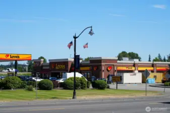 Property is .6 Miles from Loves Truck Center