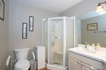 A refreshing shower retreat to start and end your day.