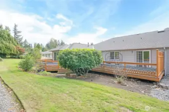 Scenic backyard outlook offers a peaceful retreat.