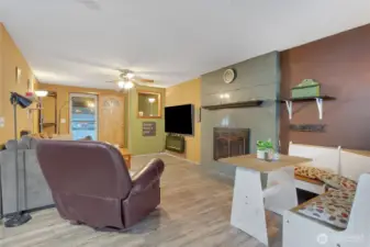 Another view of the living room. Lot's of room in this rambler.