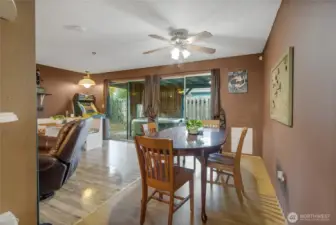 Another view of eating area.