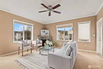 Another view of the living room.