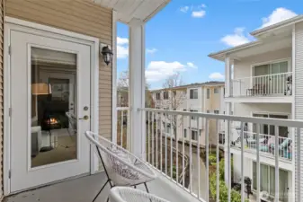 Spacious covered patio for all year BBQ and get togethers.