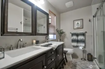 PRIMARY 3/4 BATH OFF PRIMARY BEDROOM