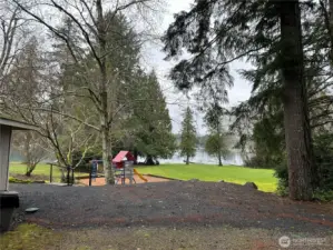 Beach park lake access, dock & playground