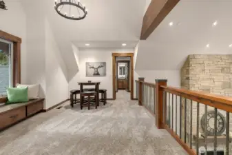 Spacious loft upstairs