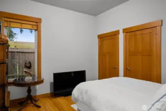 Secondary bedroom with ample closet space.