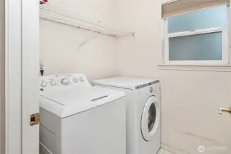 main floor laundry room