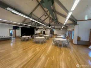 Bay Club Auditorium set-up for an event