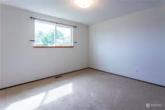 Bedroom on East side of home.