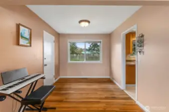 formal dining area