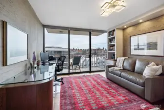 2nd bedroom has it's own south facing balcony.