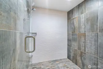 primary shower . . .