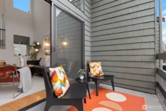 2 private decks with lake views