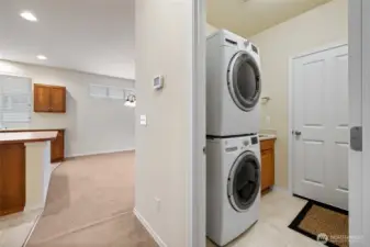 Utility room with the sink . W/D stay .