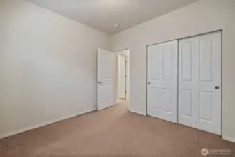 3rd bedroom without the furnishings, has a closet too.