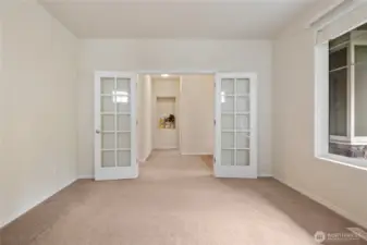 Bedroom #1 without the furnishings.
