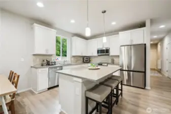 You'll notice in person the ceiling height is higher than many 1-level homes, adding to spacious feel & flow