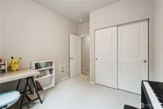 Another generous closet in middle bedroom