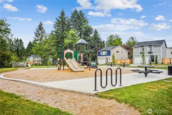Neighborhood play park down the street on 23rd Ct NE