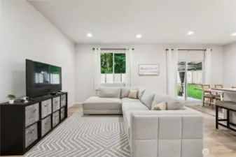 Extended LVP throughout living area & kitchen