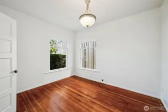 Bedroom towards front of the house was last used as an office