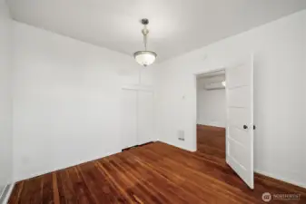 1st bedroom looking towards living room