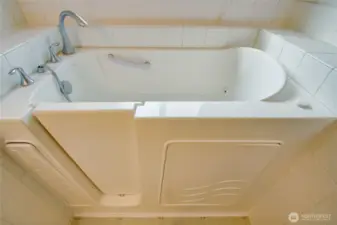 Walk in tub/shower in ADU