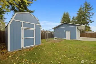 Plus an additional storage shed.