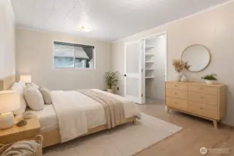 Virtually Staged Bedroom