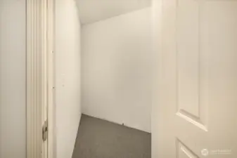 Storage space located conveniently near your front door