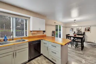 Newly updated kitchen