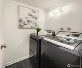 In-unit laundry with washer & dryer.