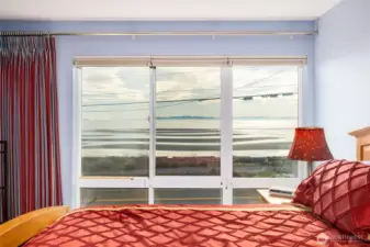 Perfectly framed view of Birch Bay from your primary suite.