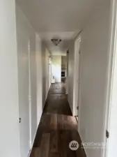 hallway towards kitchen