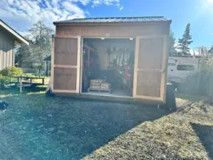 Large Shed with electricity