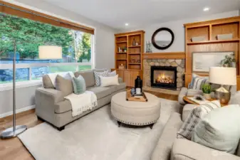 Family Room with Gas Fireplace