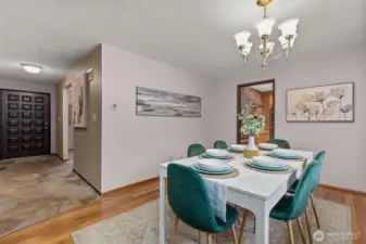 Dining room off kitchen