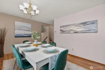 Dining room off kitchen