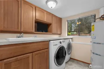 Dedicated laundry room