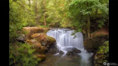 Whatcom Falls Park is a short walk from your new home.