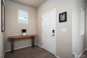 Inviting main floor entrance