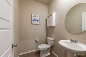 Half bath on main floor