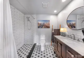 This bathroom is brand new!