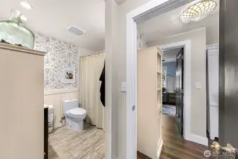 All new light fixtures as you can see in the hallway