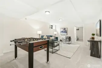 Lower level large Bonus Room